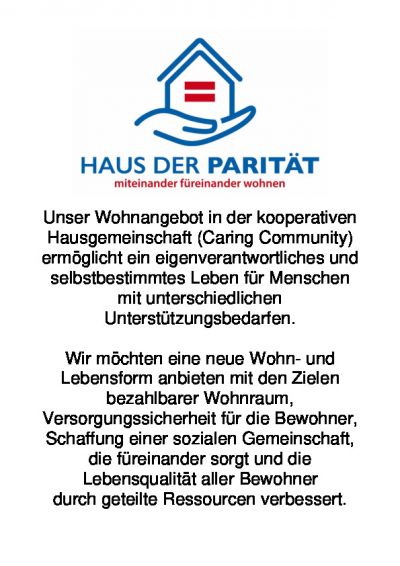 Wertversprechen - Ziele der Caring Community