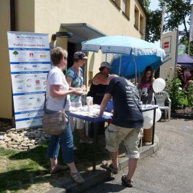 Aktionsstand der PPSG beim Südstadtfest am 14. Juli 2013