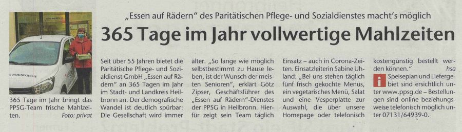 Anzeige Heilbronner Stadtanzeiger vom 24.03.2021 Anzeige Heilbronner Stadtanzeiger vom 24.03.2021