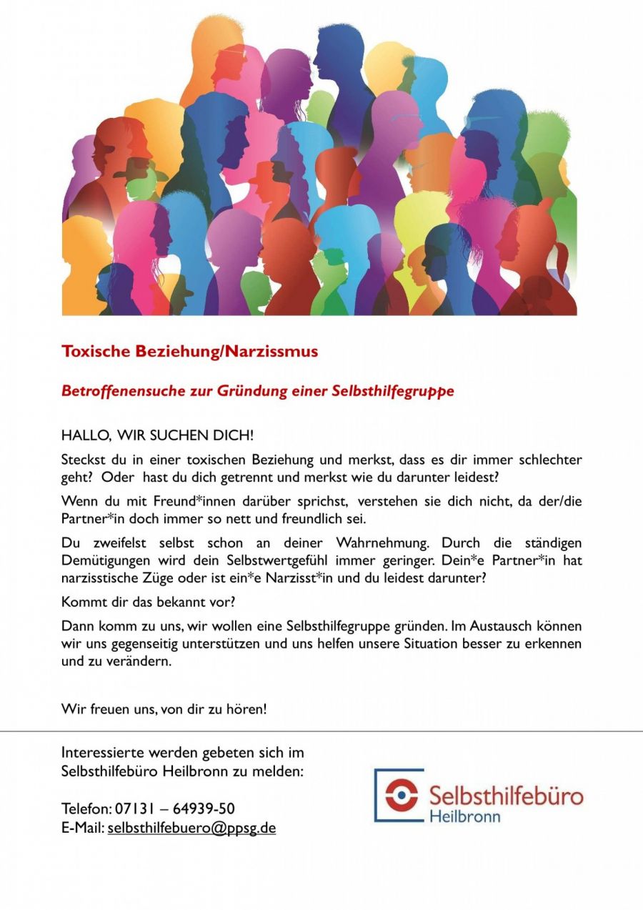 Flyer Betroffenensuche Toxische Beziehung Flyer Betroffenensuche Toxische Beziehung