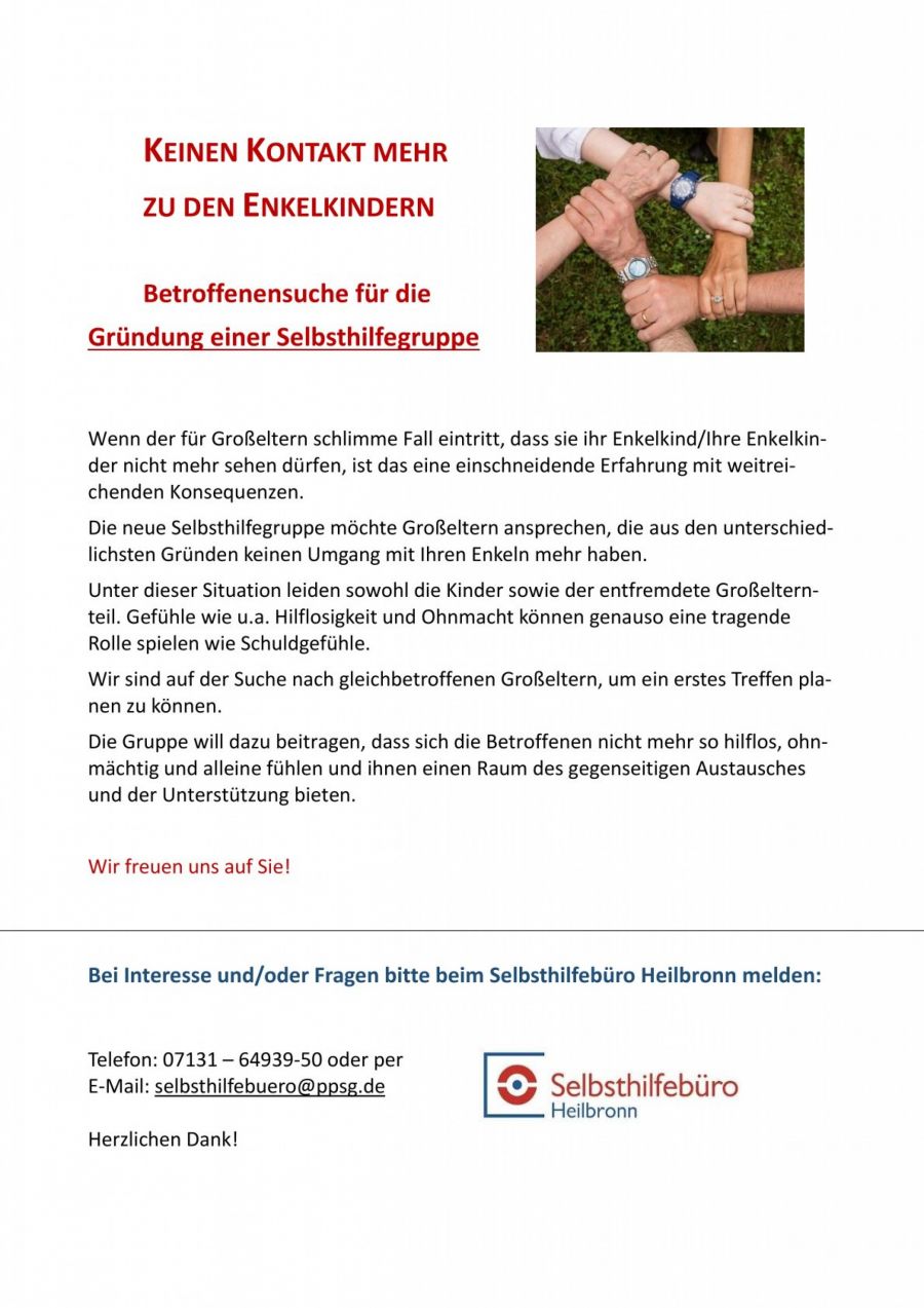 Infoblatt Verlassene Großeltern Infoblatt Verlassene Großeltern