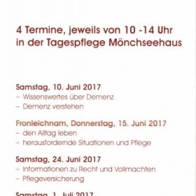 Flyer Kompaktseminar Rückseite