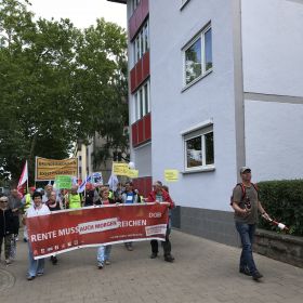 Demonstrationszug durch Heilbronn Bild 1